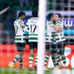 Pedro Gonçalves com o fato de... goleador na partida desta noite em Alvalade - Foto: IMAGO