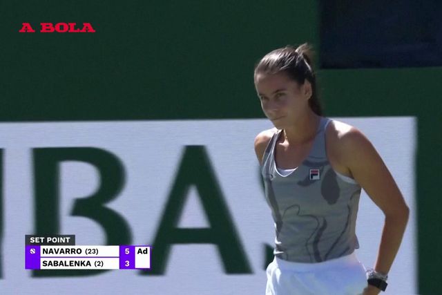 Navarro derrota Sabalenka e chega aos quartos de final de Indian Wells