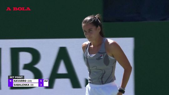 Navarro derrota Sabalenka e chega aos quartos de final de Indian Wells