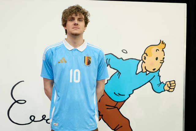 Euro: Bélgica vai a jogo com equipamento inspirado em Tintim