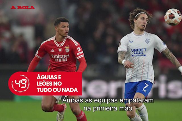 A BOLA em 59 segundos: Benfica e Sporting na Liga Europa e seleção de andebol sonha com Paris