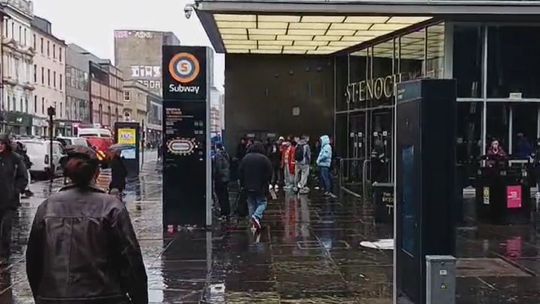 Chuva marca dia em Glasgow antes do Rangers-Benfica