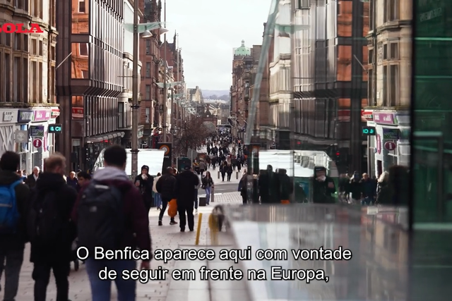 A BOLA em Glasgow para o Rangers-Benfica: até adeptos do Celtic vão puxar pelas águias