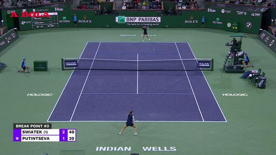 Swiatek vence e avança para quartos de final de Indian Wells