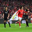 João Félix festeja golo frente ao Eintracht Frankfurt