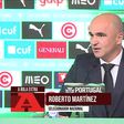 Roberto Martínez esclarece condição física de Renato Veiga e Francisco Conceição