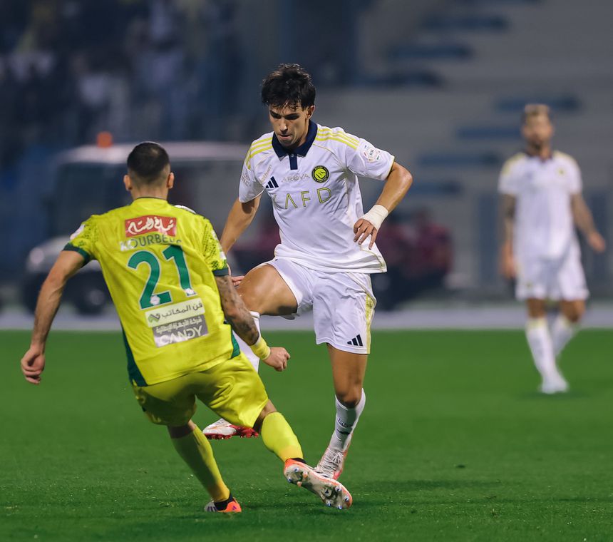 João Félix bisou na partida - Foto: Al Nassr
