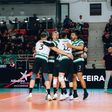 Sporting garantiu presença na final deste domingo, às 16h15, em Albufeira. Foto Diogo Oliveira/FPV