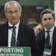 João Palma, presidente da MAG do Sporting, anuncia os resultados das eleições (foto: António Cotrim/Lusa)