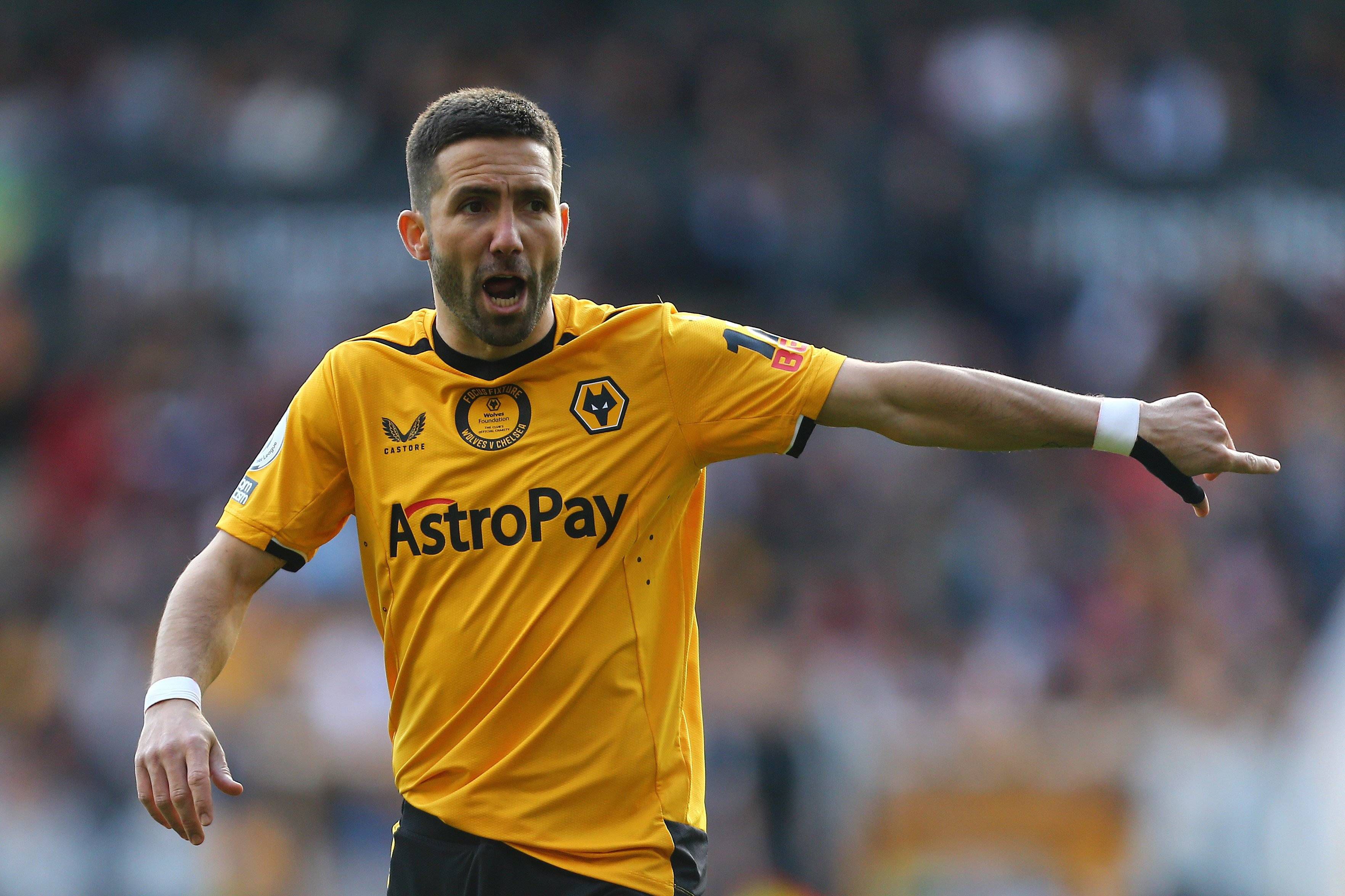 João Moutinho (Wolverhampton) -175 jogos. Reforço dos lobos em 2018, trocou a Premier League pelo SC Braga em 2023. - Foto: IMAGO