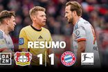 Bayern reduzido a nove salva um ponto em jogo caótico em Leverkusen (resumo)