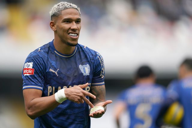 Sorriso marcou o segundo golo dos famalicenses e garantiu os três pontos, em Guimarães. Foto: Hugo Delgado/LUSA.