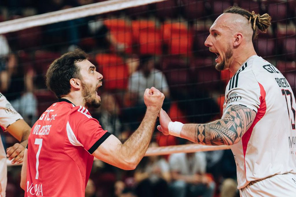 Benfica foi a primeira equipa a apurar-se para a final da Taça. Foto Diogo Oliveira/FPV