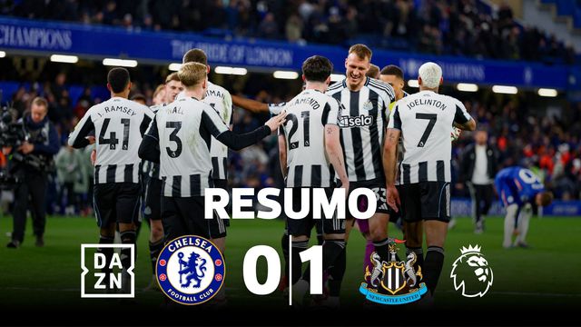 Chelsea vai de mal a pior e o Newcastle aproveita