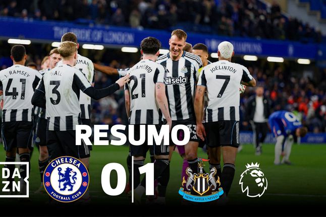 Chelsea vai de mal a pior e o Newcastle aproveita