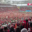 O relvado do estádio do Leverkusen está assim