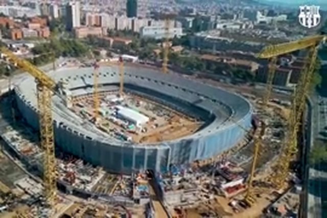 Barcelona mostra como está o Camp Nou