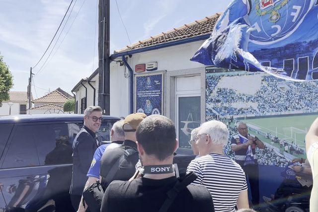 A receção a Pinto da Costa na Casa do FC Porto de Argoncilhe