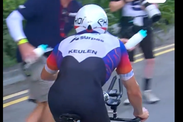 Cinco vezes? Ainda bem que Keulen faz triatlo e não… estafeta (vídeo)