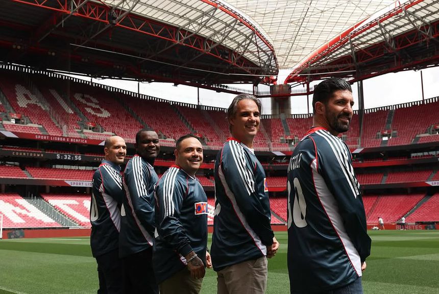 João Coimbra, Mantorras, Miccoli, Nuno Gomes e Bruno Aguiar de volta à Luz