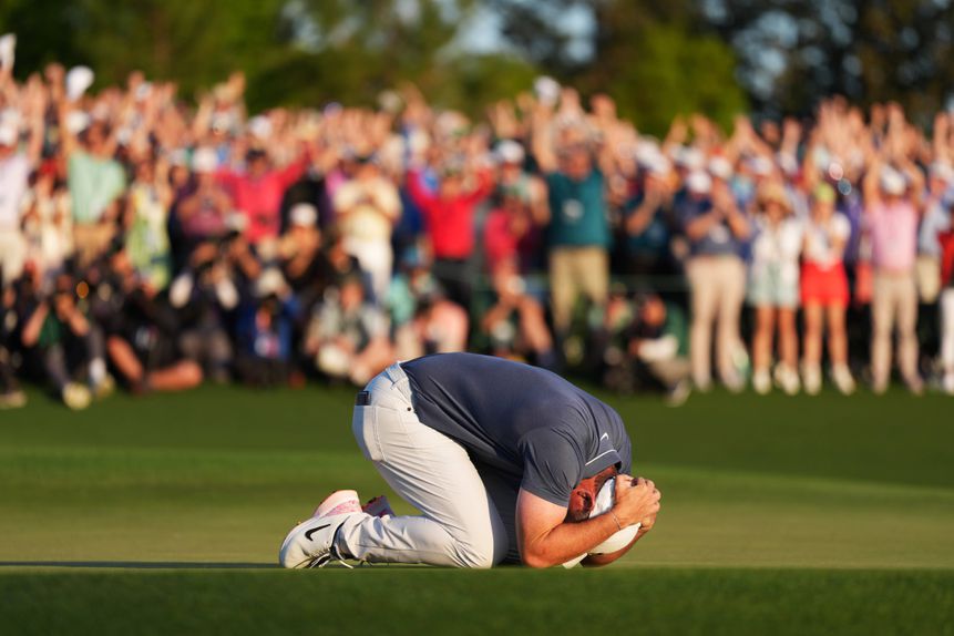 A felicidade de Rory McIlroy em Augusta