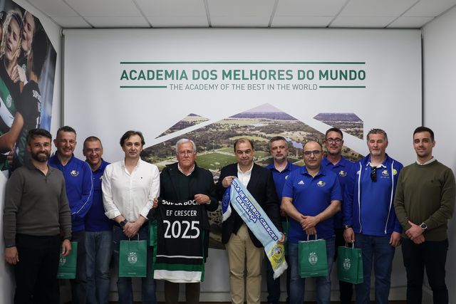 Sporting assina protocolo com escola de futebol de Bragança