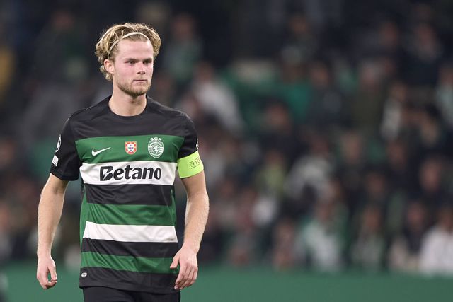 Hjulmand, capitão do Sporting, está em risco de falhar dérbi na Luz