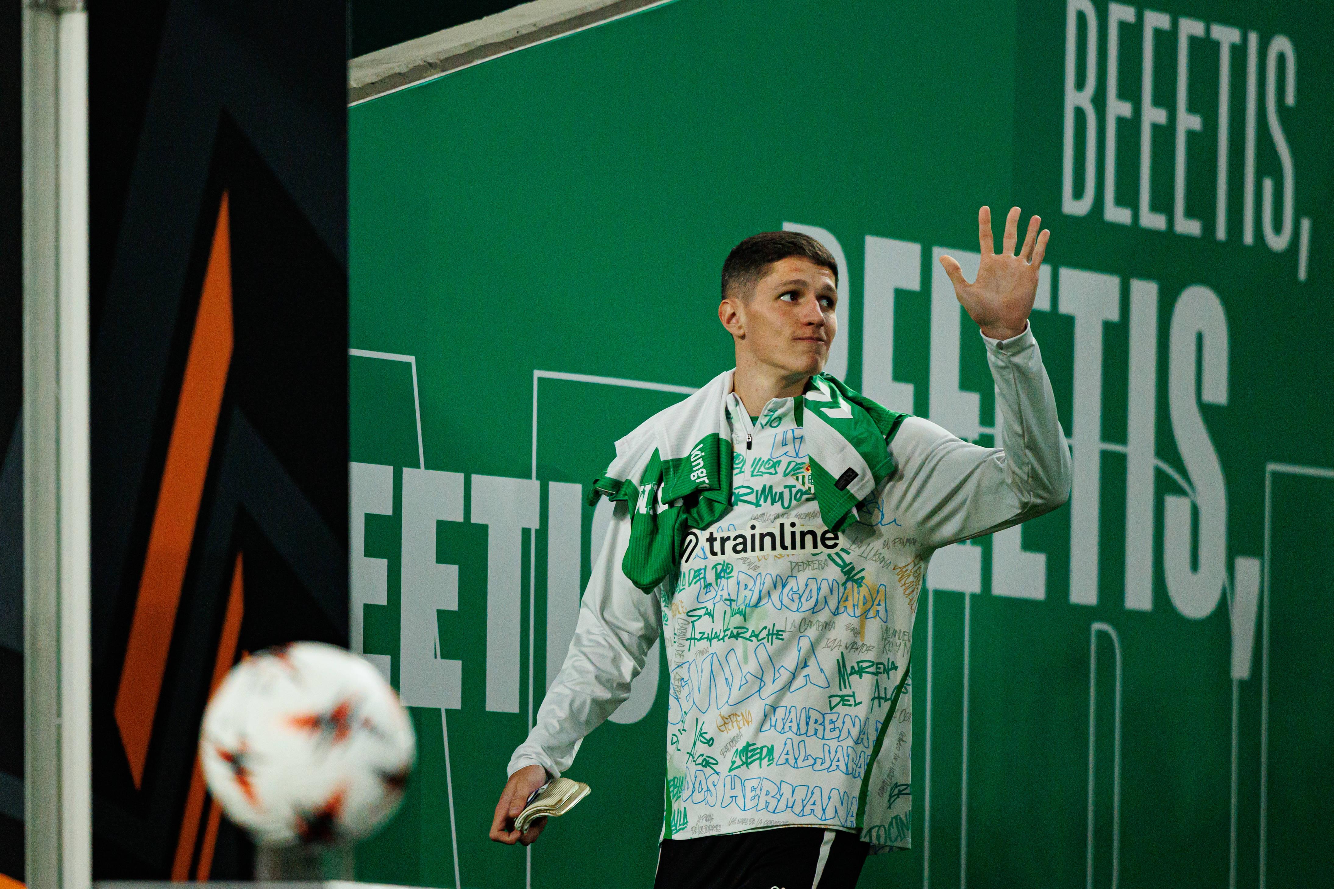 Sergi Altimira, médio espanhol de 24 anos, tem esta temporada 39 jogos pelo Betis, marcou dois golos e três assistências - Foto: IMAGO