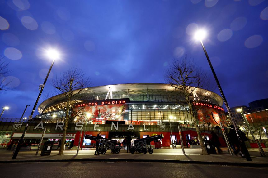 Vai ser no Emirates Stadium que o Sporting vai tentar chegar às meias-finais da Liga dos Campeões - Foto: IMAGO
