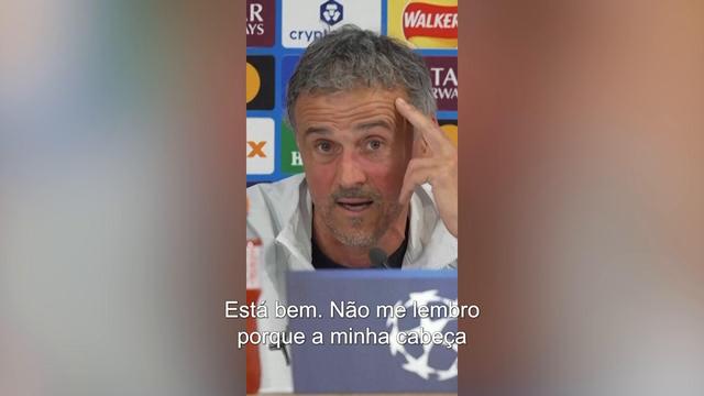 Luís Enrique surpreendido: «Como é que sabe isso?!»