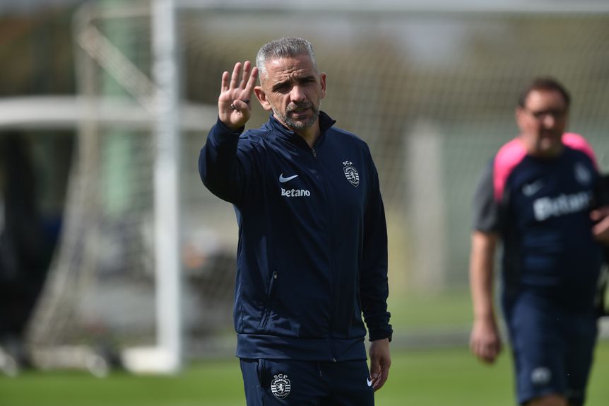 Rui Borges quer meter o Sporting entre os quatro melhores da Europa - Foto: MIGUEL NUNES