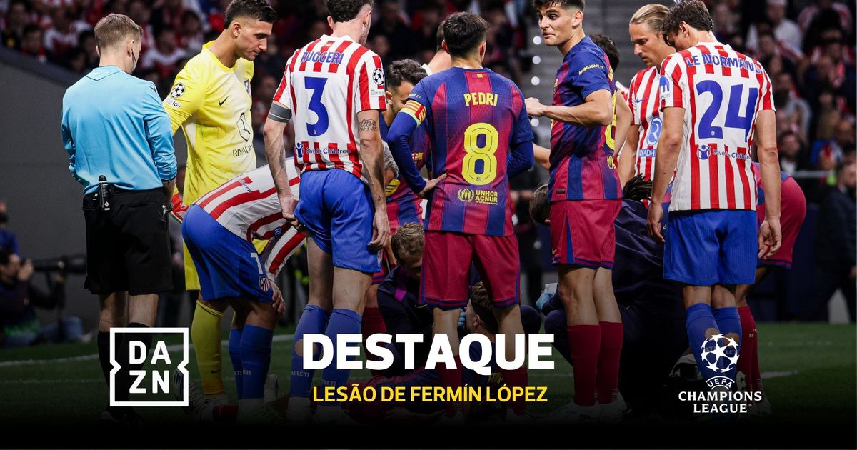 Fermín choca com Musso, fica a sangrar e a imagem é arrepiante