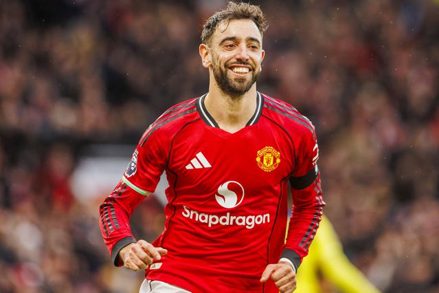 Bruno Fernandes, capitão do Manchester United