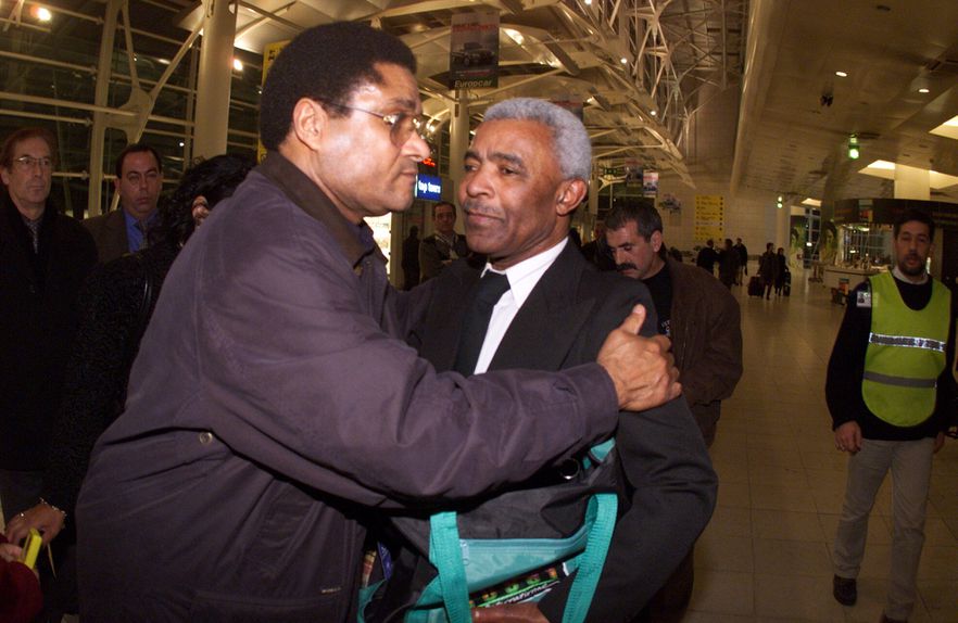 Vicente Lucas junto a Eusébio - Foto: A BOLA
