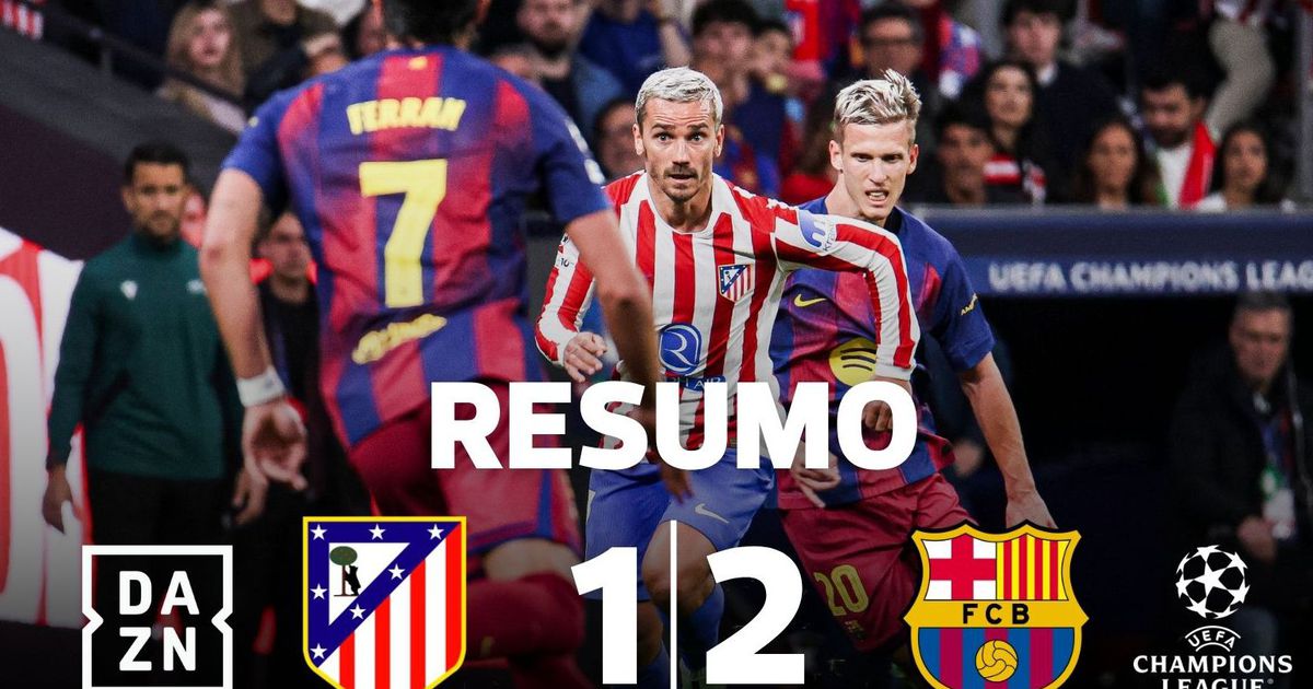 Atlético Madrid trava 'remontada' e espera por Arsenal ou Sporting (resumo)