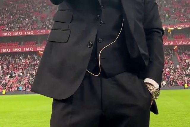 Muniain muito emocionado na despedida no San Mamés