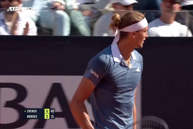 Zverev acaba com o sonho de Nuno Borges no Masters de Roma