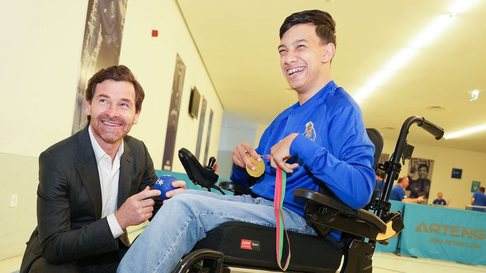 André Villas-Boas visitou secção de boccia