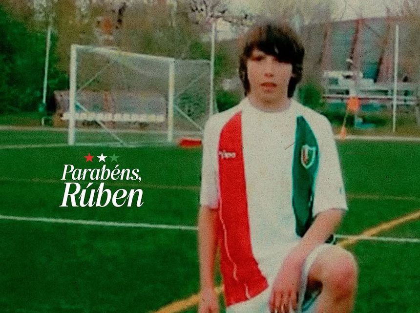 Rúben Dias na formação do Estrela da Amadora (Foto: Estrela da Amadora)