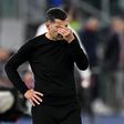 Sérgio Conceição, treinador do Milan, frustrado com o resultado