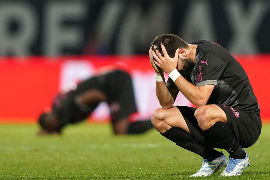 Últimas três jornadas foram nefastas para os arsenalistas e o pódio passou a ser uma utopia (Foto: Hugo Delgado/LUSA)