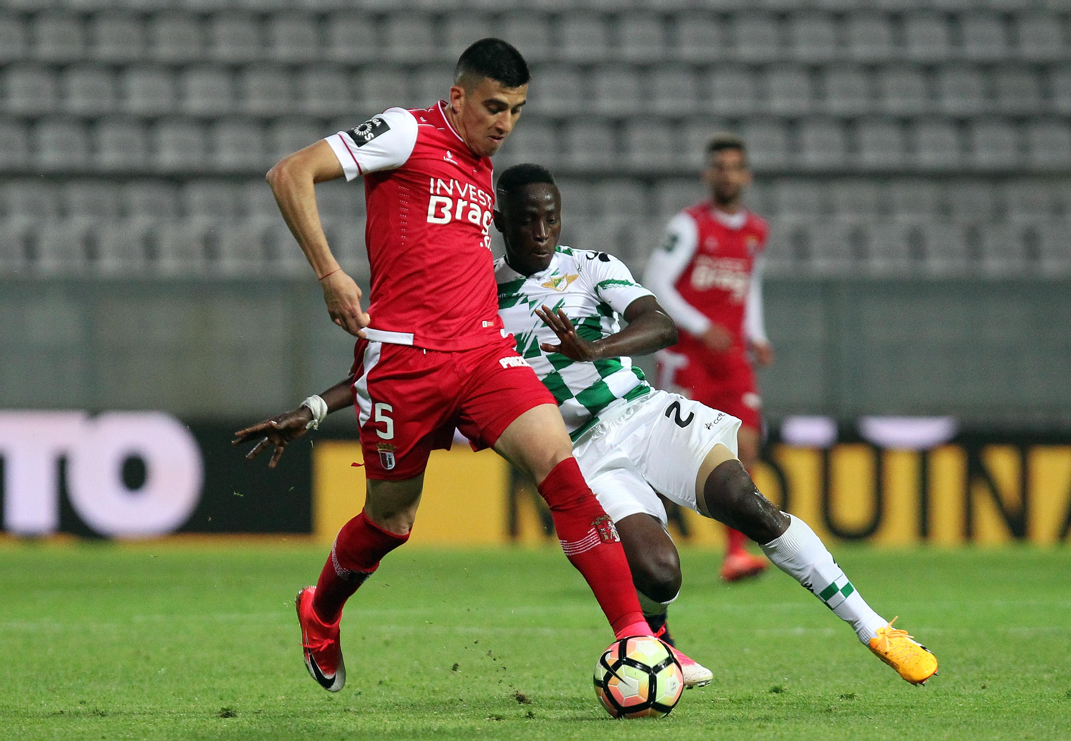 Battaglia entrou em Portugal em 2013, com 22 anos, pela porta do SC Braga - Foto: A BOLA