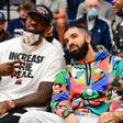 LeBron James e Drake quando a amizade era próxima     Fotografia Imago