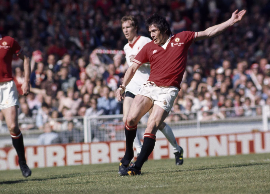 Retrato da final da Taça de Inglaterra, em 1977 - Foto: Manchester United