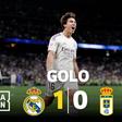 Gonzalo García coloca o Real Madrid em vantagem contra o último