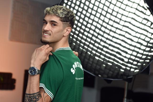 Diogo Santos quer ajudar o Sporting a voltar ao topo do futsal nacional. Foto: Miguel Nunes