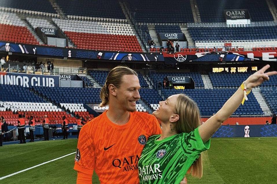 Safonov e a mulher, Marina Kondratiuk (Foto: Marina Kondratiuk/Instagram)