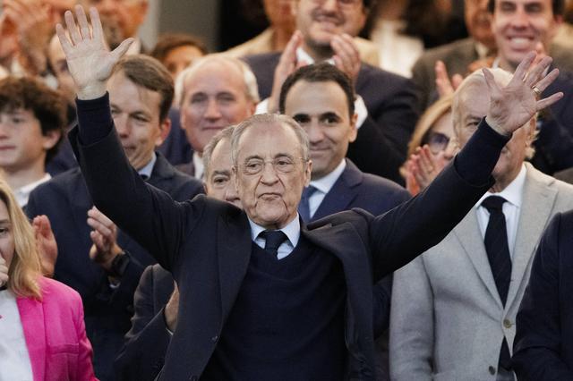 Florentino Pérez, presidente do Real Madrid — Foto: IMAGO