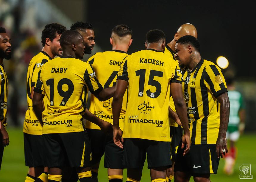 O Al Ittihad venceu em casa do Al Ettifaq - Foto: Al Ittihad