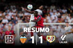 Ai que nervos! Empate não serviu Valência nem Rayo Vallecano (resumo)